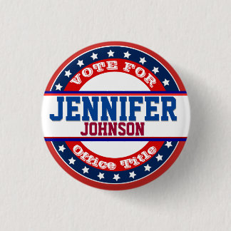Political Campaign Template Button