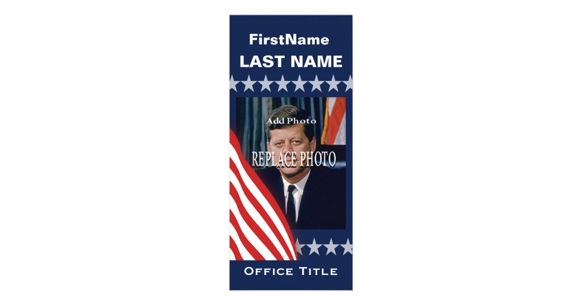 Political Campaign Template Rack Card | Zazzle