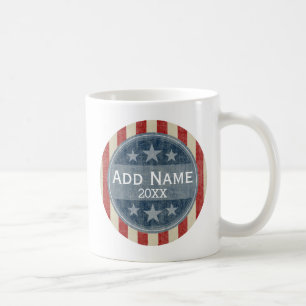Political Campaign - vintage stars and stripes Coffee Mug
