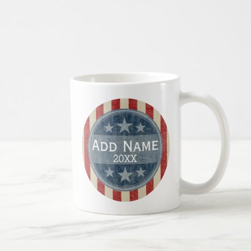 Political Campaign _ vintage stars and stripes Coffee Mug