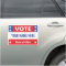 Political Campaign with red white blue, stars