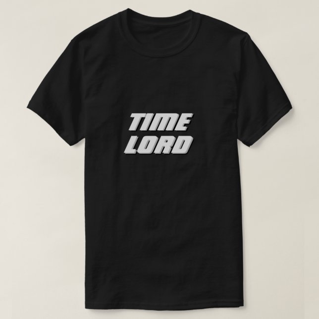 Political Christmas Gift TIME LORD Science Fiction T-Shirt (Design Front)