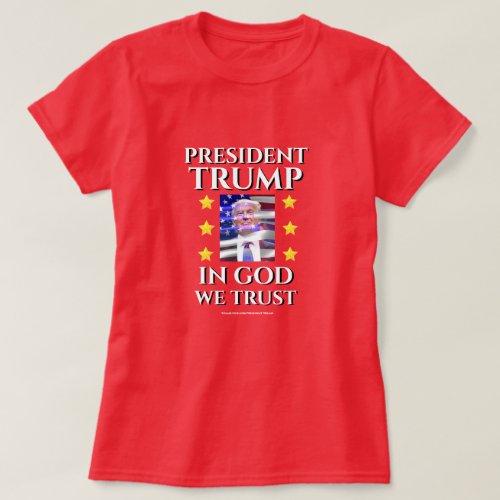 Political Christmas Gift TRUMP IN GOD WE TRUST T_S T_Shirt