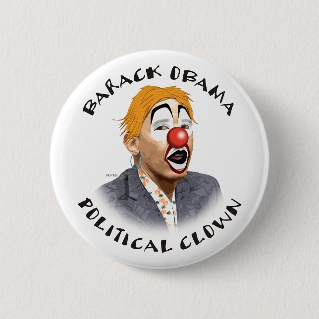 Political Clown Button (Front)