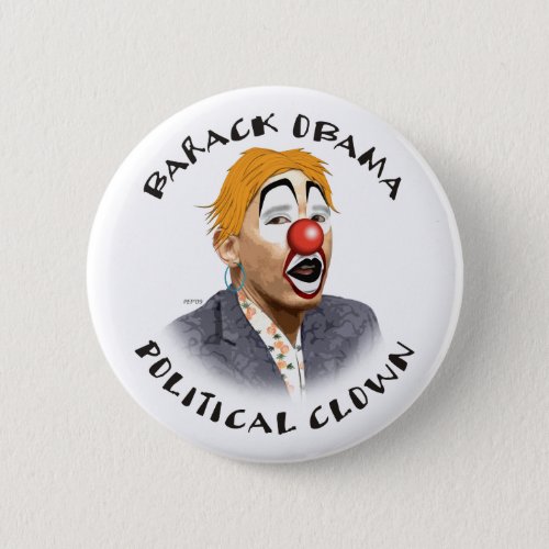 Political Clown Button