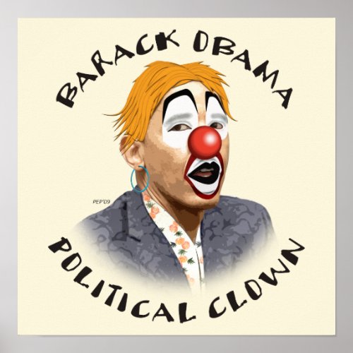 Political Clown Poster