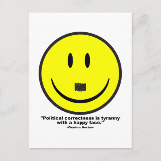 political correctness postcard