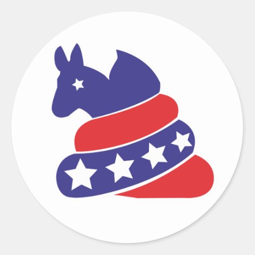 Political Democrap Sticker