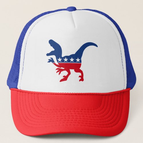Political Dinosaur Trucker Hat