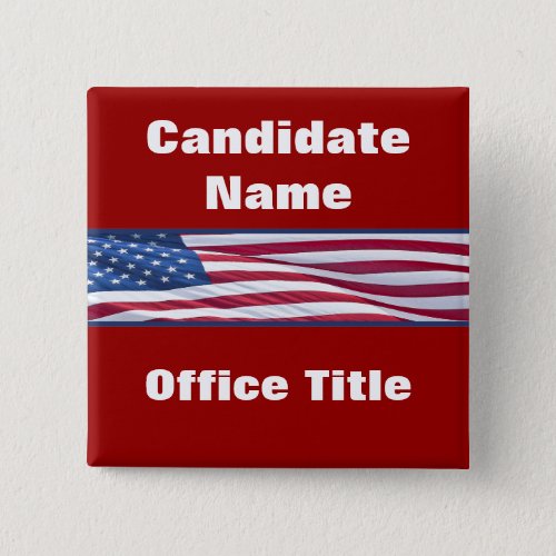 Political Election Campaign Buttons