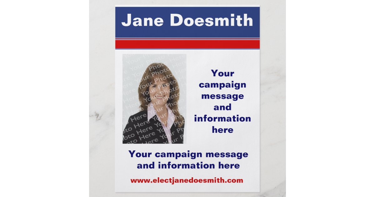 Political Election Campaign Flyer Template