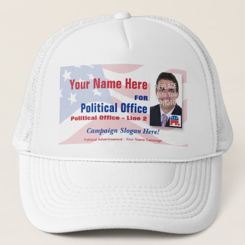 Political Election Campaign Hat _ Republican