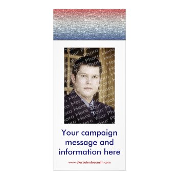 Political Election Campaign Rack Card Template by campaigncentral at Zazzle
