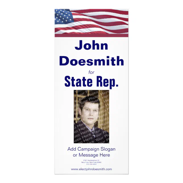 Political Election Rack Card Template | Zazzle