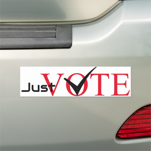 Political Elections Just Vote  Car Magnet (In Situ)