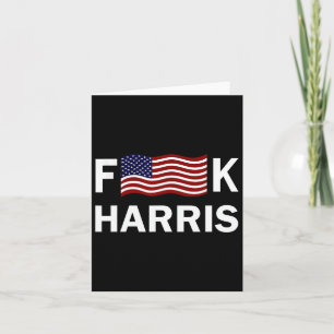 Political Humor F Kamala Harris Conservative Repub Card