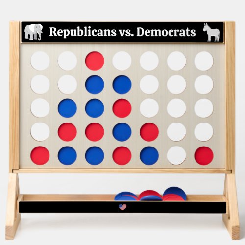 Political Humor Republican vs Democrat Patriotic  Fast Four