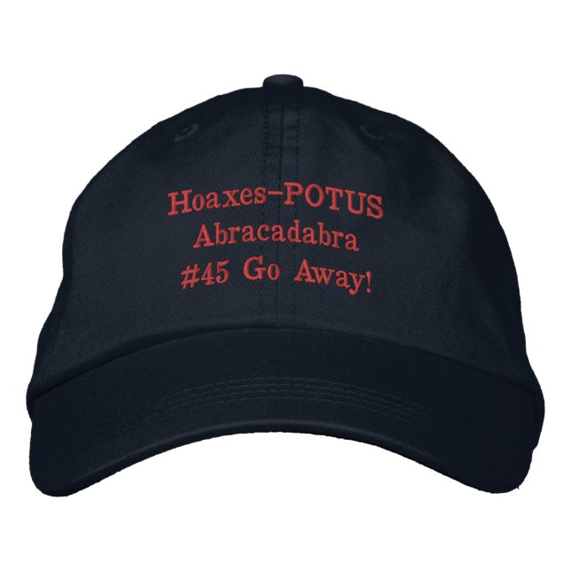Political Humor - Voting Fun Embroidered Baseball Cap (Front)