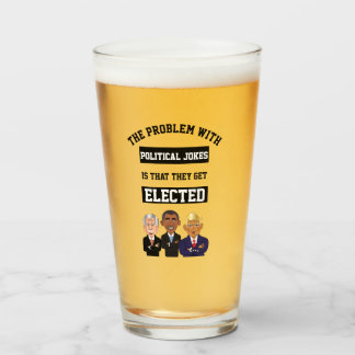 Political Jokes Get Elected W/ Trump Glass