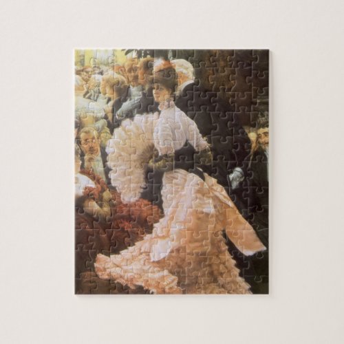 Political Lady by James Tissot Vintage Victorian Jigsaw Puzzle