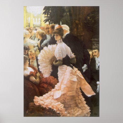 Political Lady by James Tissot Vintage Victorian Poster