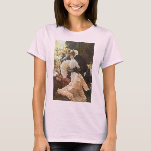 Political Lady by James Tissot Vintage Victorian T_Shirt