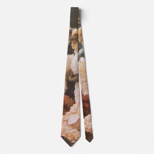Political Lady by James Tissot Vintage Victorian Tie