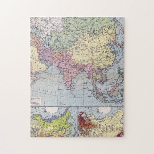 Political Map  Asia Jigsaw Puzzle