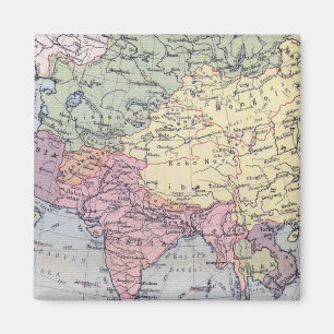 Political Map Asia Magnet