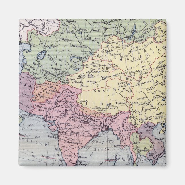 Political Map | Asia Magnet (Front)