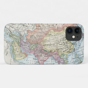 Political Map of Asia (1916) iPhone 11 Case