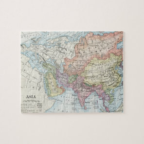 Political Map of Asia (1916) Jigsaw Puzzle
