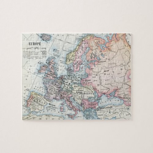 Political Map of Europe 1916 Jigsaw Puzzle