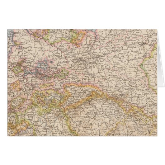 Political Map of Germany Cards (Front Horizontal)