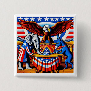Political Parties Button