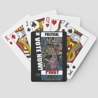 POLITICAL PIGGY POKER CARDS