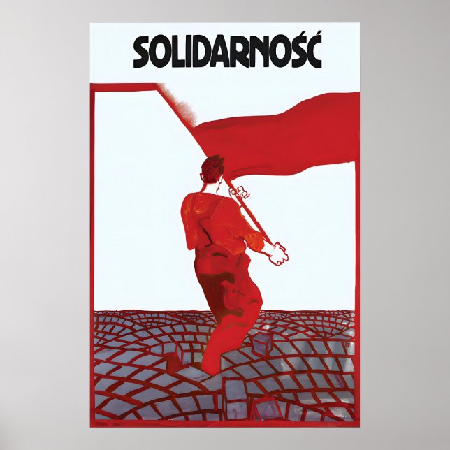 Political Poster Poland Solidarność Trade Union (Front)