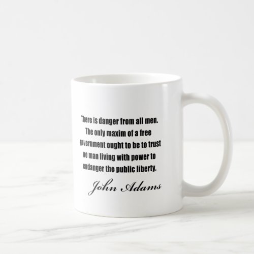 Political quotes by John Adams Coffee Mug