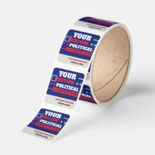 Political ,Republican,Democrat ,Election,Candidate Square Sticker