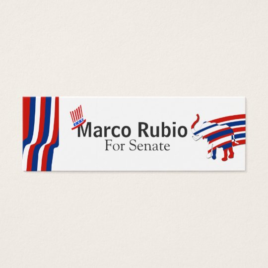 Political Republican US Mini Business Card