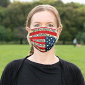 Political,Resistance, Injustice, Protest Adult Cloth Face Mask (Outside)