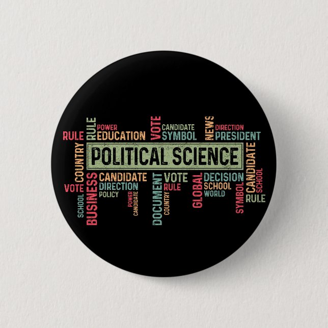 Political Science Button (Front)