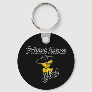 Political Science Chick #4 Keychain