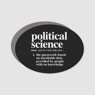 Political Science Definition Car Magnet