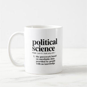 Political Science Definition Coffee Mug