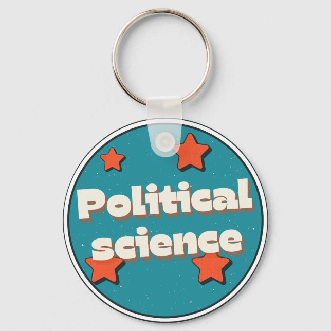 Political science keychain (Front)