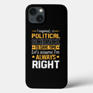 Political Science Major For Back To School Gift iPhone 13 Case