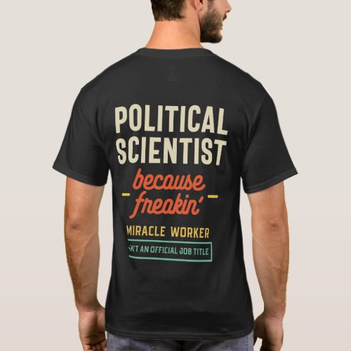Political Scientist Official Job Title T_Shirt