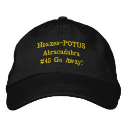 Political Spell Casting Humor # 45  Embroidered Baseball Cap