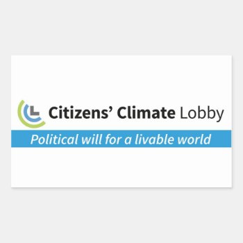 Political Will Sticker by Citizens_Climate at Zazzle